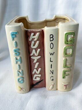 Relpo Vintage Glass Planter